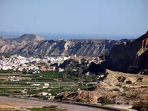 Panorama de Cuevas del AlmanzoraLocalização de Cuevas del Almanzora