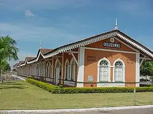 Antiga Estação Ferroviária, atual Centro Cultural de Curvelo.