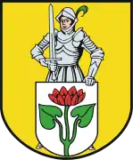 Brasão da cidade de Seehausen, Börde, Saxônia-Anhalt.