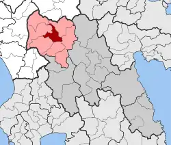 Localização dentro da unidade regional