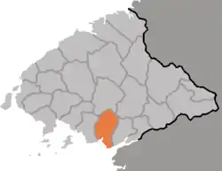Localização de Chŏngju em Pyongan Norte