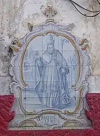 São Marçal, registo de azulejos, Setúbal