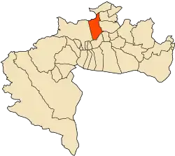 Localização de El Outaya