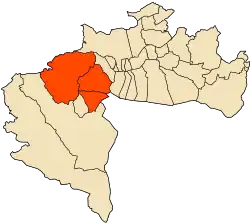 Localização de Ouled Djellal