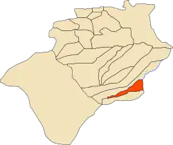 Localização de Ouled Khoudir