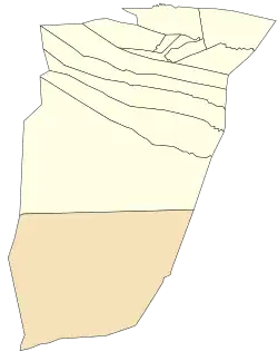 Localização da cidade dentro da província de Ghardaïa