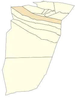 Localização da cidade dentro da província de Ghardaïa