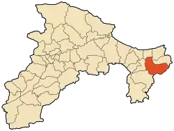 Localização de Darguina