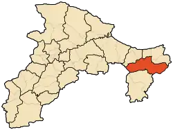 Localização de Darguina