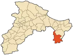 Localização de Draâ El-Kaïd