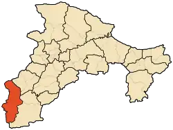 Localização de Tazmalt