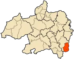 Localização de Ouled Brahem