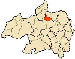 Localização de Ouled Dahmane