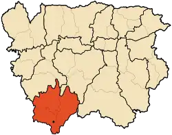 Localização de Bathia