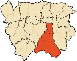 Localização de Bordj El Amir Khaled