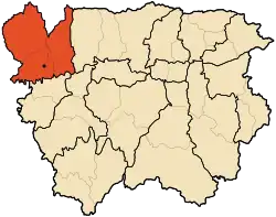 Localização de El Abadia