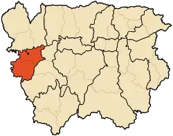 Localização de El Attaf