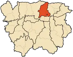 Localização de Miliana