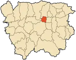 Localização de Sidi Lakhdar