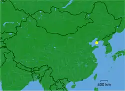 Localização de Porto Artur na China