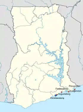 Localização de Costa do Ouro