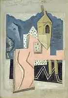 Stuart Davis, Steeple and Street, 1922, Hirshhorn Museum and Sculpture Garden, Washington, D.C.