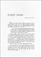 Der Eigene, vol. 2 (1898), no. 1 - duas edições neste formato - aqui, a página de abertura de um conto gay, o primeiro texto gay da revista