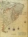 Descripção de todo o Estado do Brasil..., mapa de 1612.