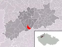 Localização de Deštnice