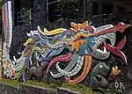 Mural 3D de Quetzalcóatl na Exekatlkalli (Casa de los Vientos) em Acapulco, Guerrero (1957)