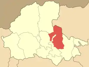 Mapa do antigo município de Cirro