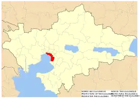 Localização de Salonica na unidade regional homônima