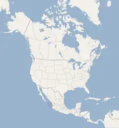 Distribuição geográfica do Myotis findleyi