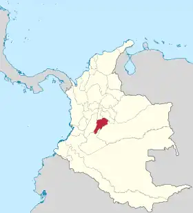 Localização de Bogotá
