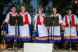 Apresentação da banda Kociew durante os Dias de Starogard