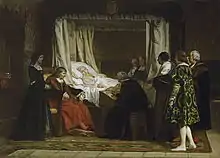 Eduardo Rosales: Dona Isabel a Católica ditando seu testamento, 1864. Museu do Prado