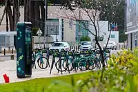 Uma estação BiCas, em Carcavelos.