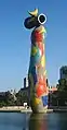 Escultura Dona i Ocell no Parc Joan Miró