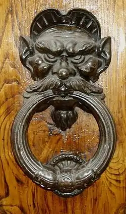 Aldraba/aldrava em Florença, na Itália