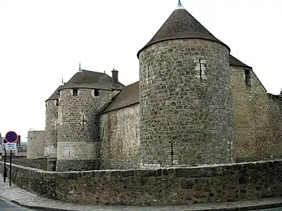 O castelo de Dourdan.