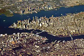 Lower Manhattan em 2008
