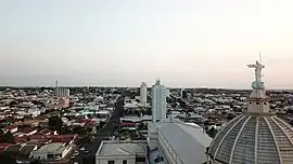 Foto aérea da cidade de Dracena