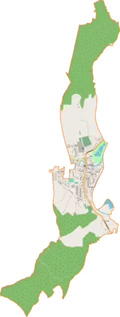 Localização de Dukla na Polónia