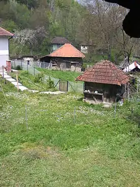 Le hameau de Gornja Mala à Dulene