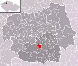 Localização de Dušníky