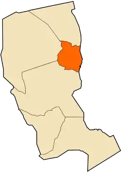 Localização de In Amenas