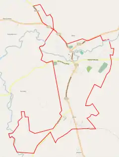 Localização de Dzierzgoń na Polónia