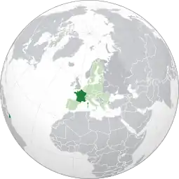 Localização da França