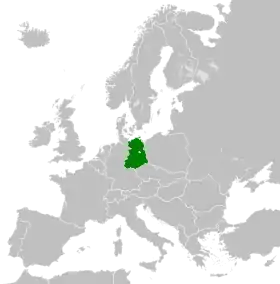 Localização de Alemanha Oriental