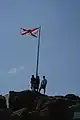 Bandeira em Maîtr'Île em 2008